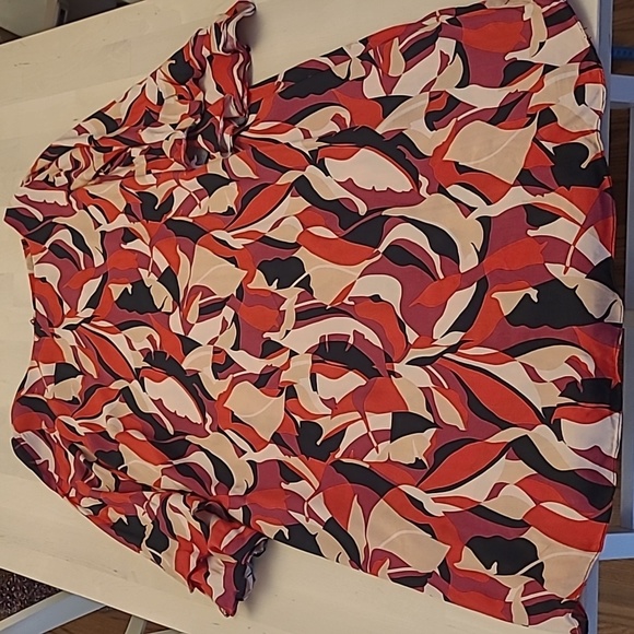 EUC Wallis Abstract Print Three-Quarter Sleeved Colorful Dress - Picture 8 of 14